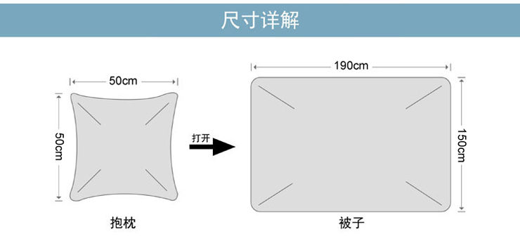 FN-R723-1 時(shí)尚印花抱枕被